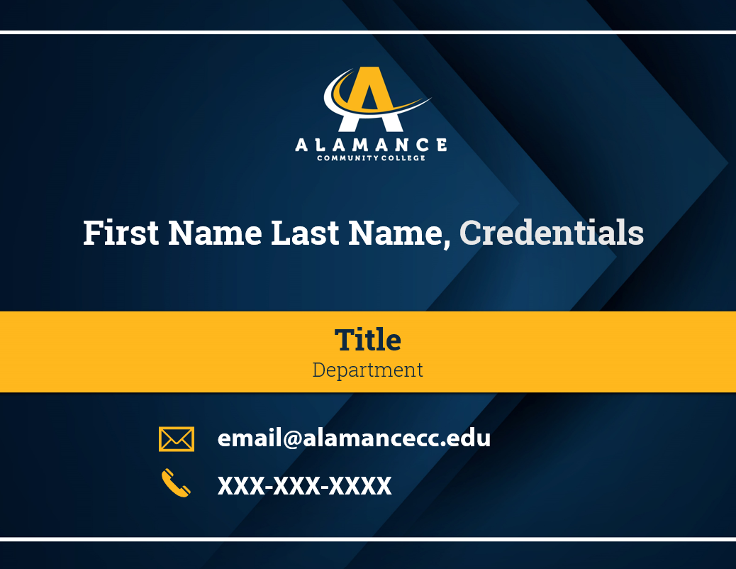 door sign preview, shows a place for first name, last name, title, department, email, and phone number