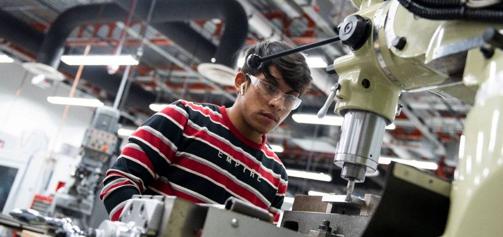 female welding students