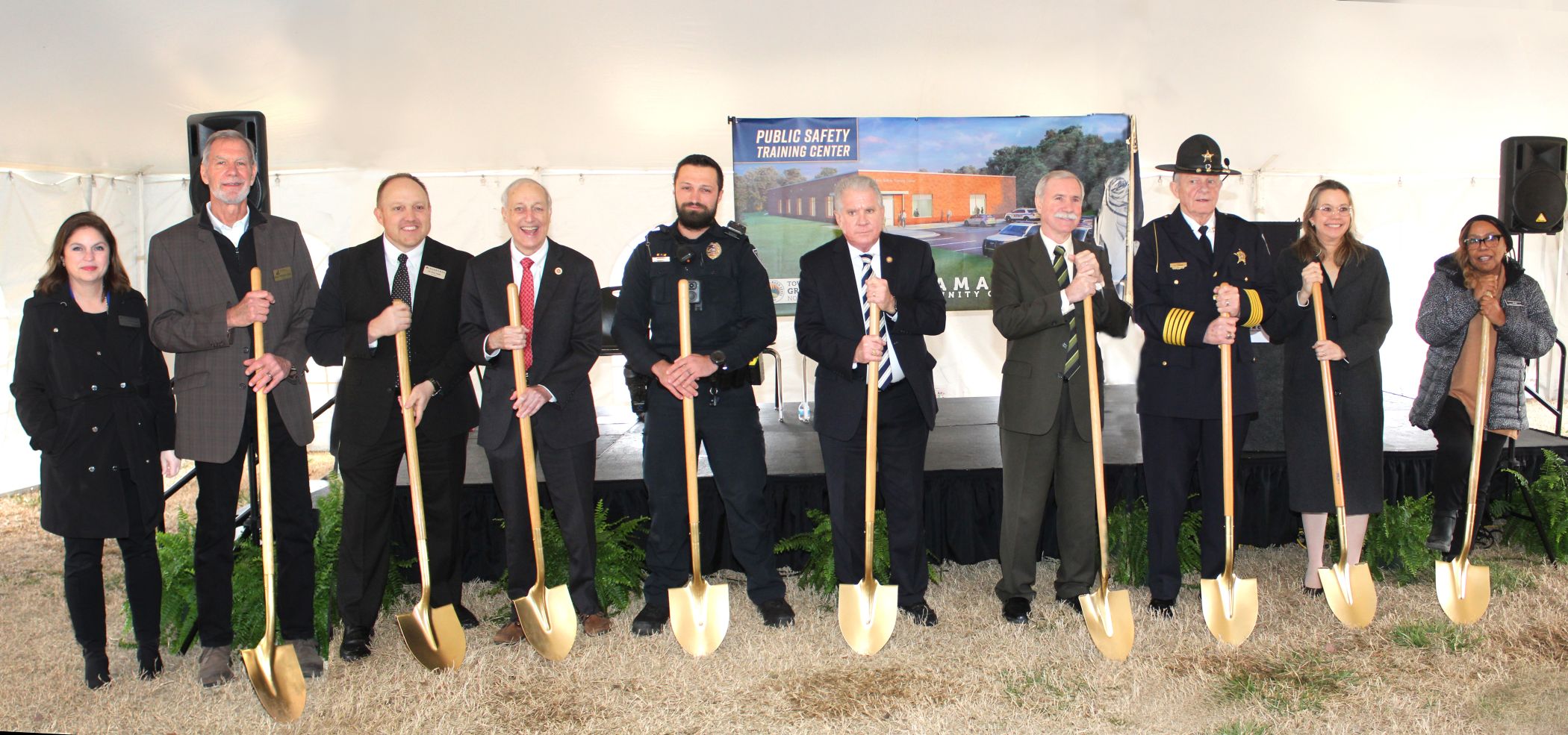 Public Safety Training Center groundbreaking ceremony