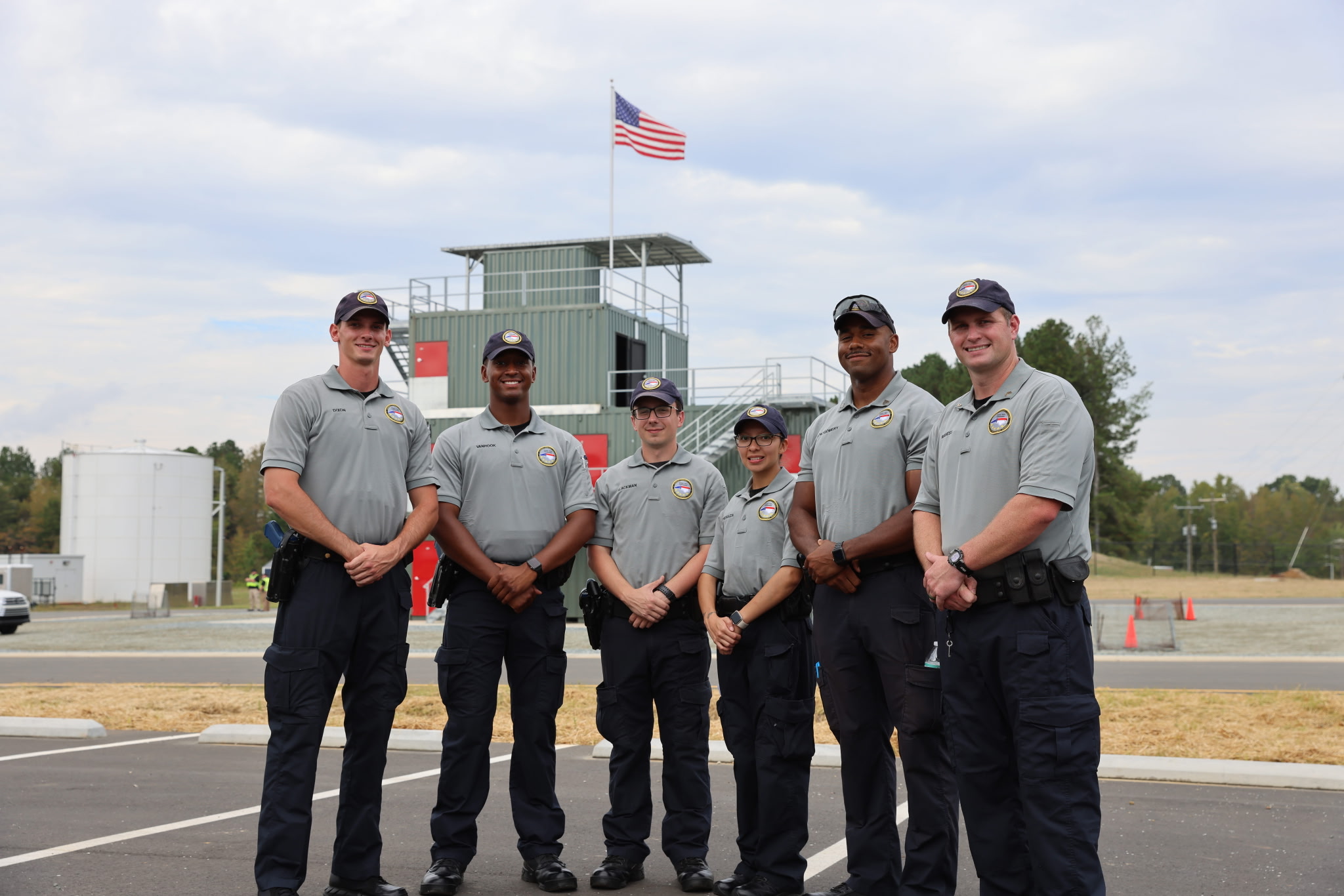 BLET Cadets at the Public Safety Training Center Ribbon Cutting